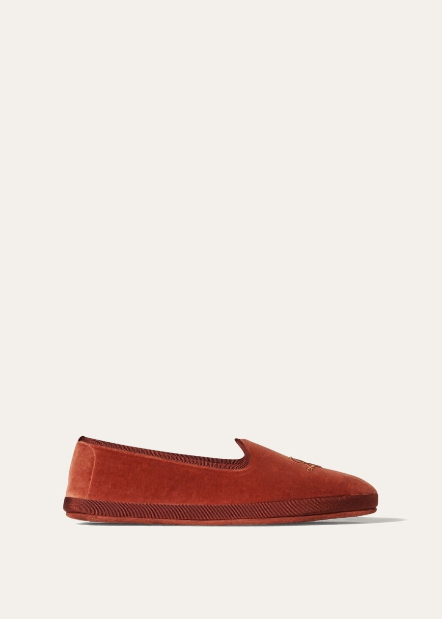 lp venice pantoffelloafers katoen loro piana kummel