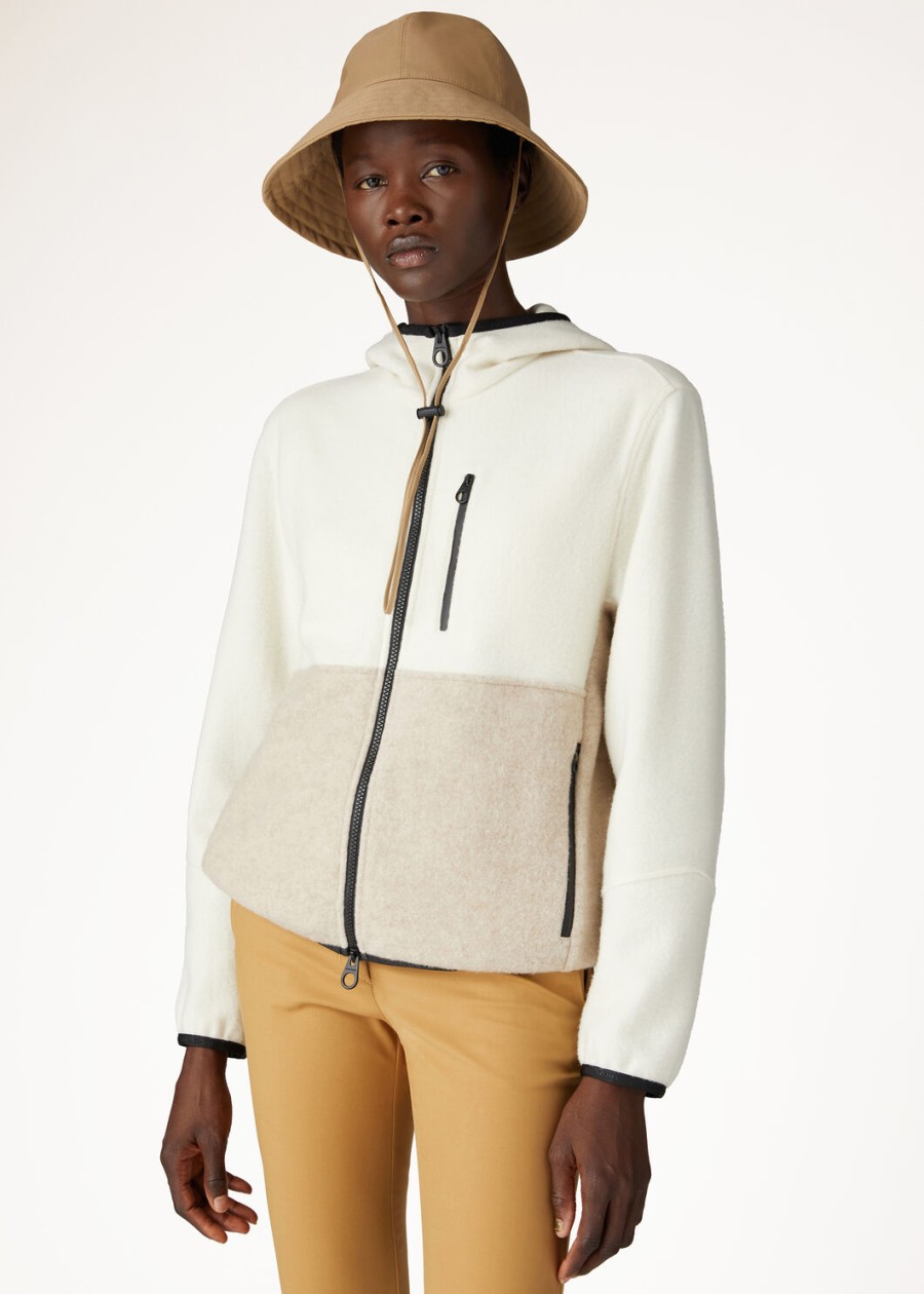 terminillo kasjmier nougatkasha gemêleerde hoodie
