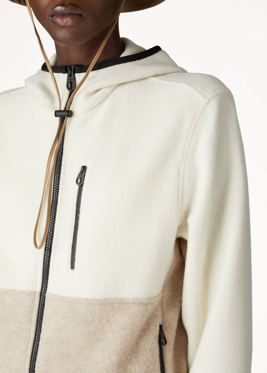 terminillo kasjmier nougatkasha gemêleerde hoodie