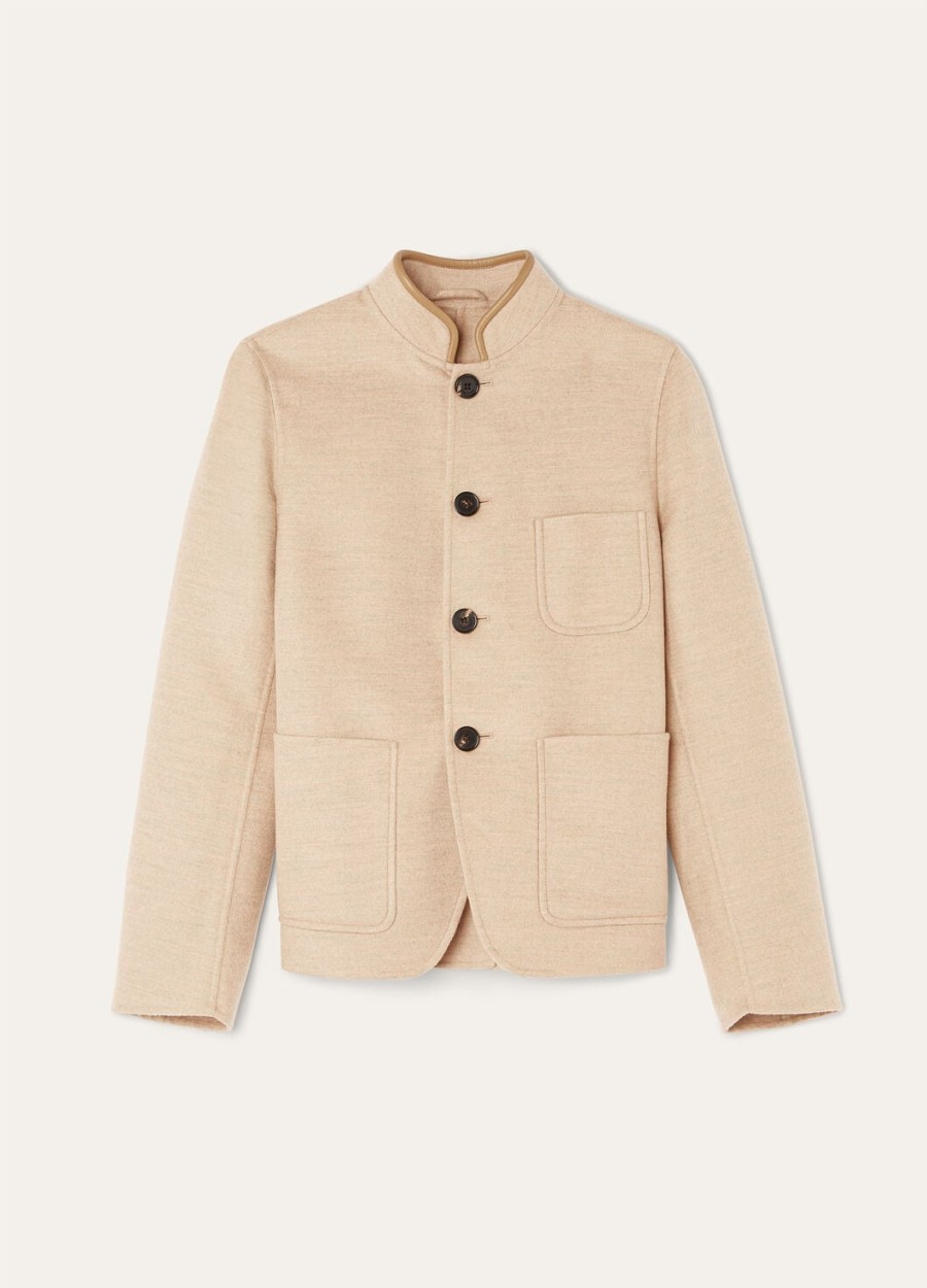 mini spagna cashmere jas rosy granite melange