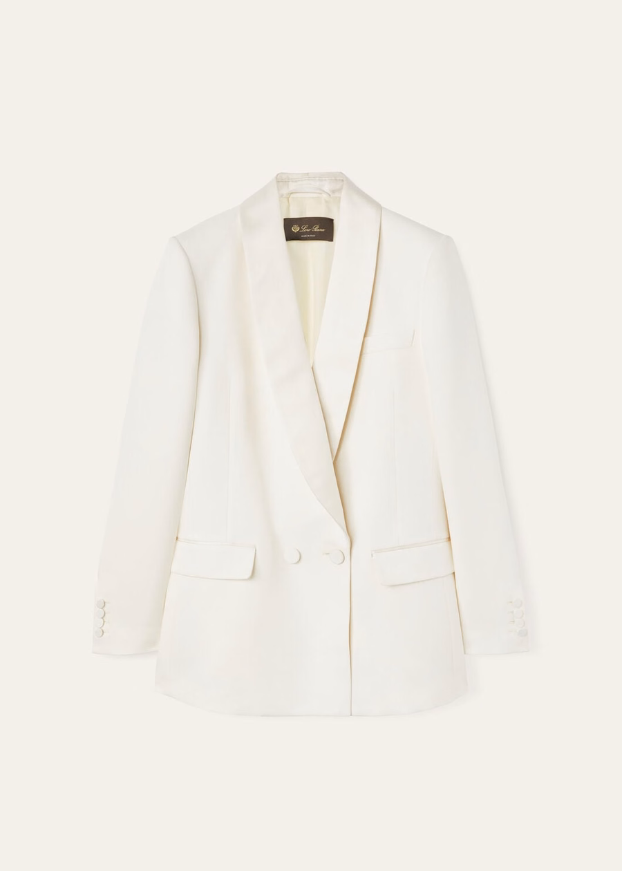 Doreen Silk Virgin Wool Nougat Jacket