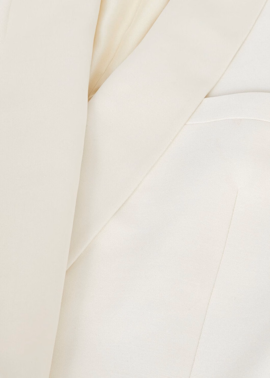 Doreen Silk Virgin Wool Nougat Jacket