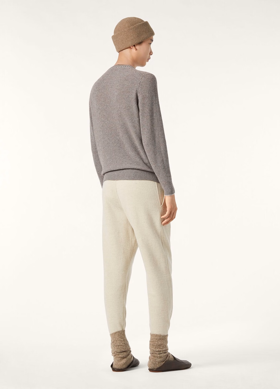 City Pull Crewneck Baby Cashmere Waves On The Cliff
