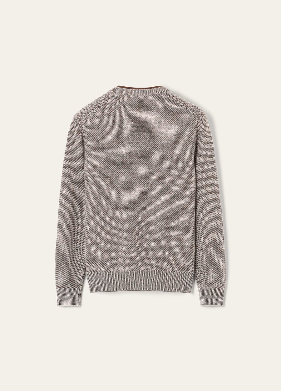 City Pull Crewneck Baby Cashmere Waves On The Cliff