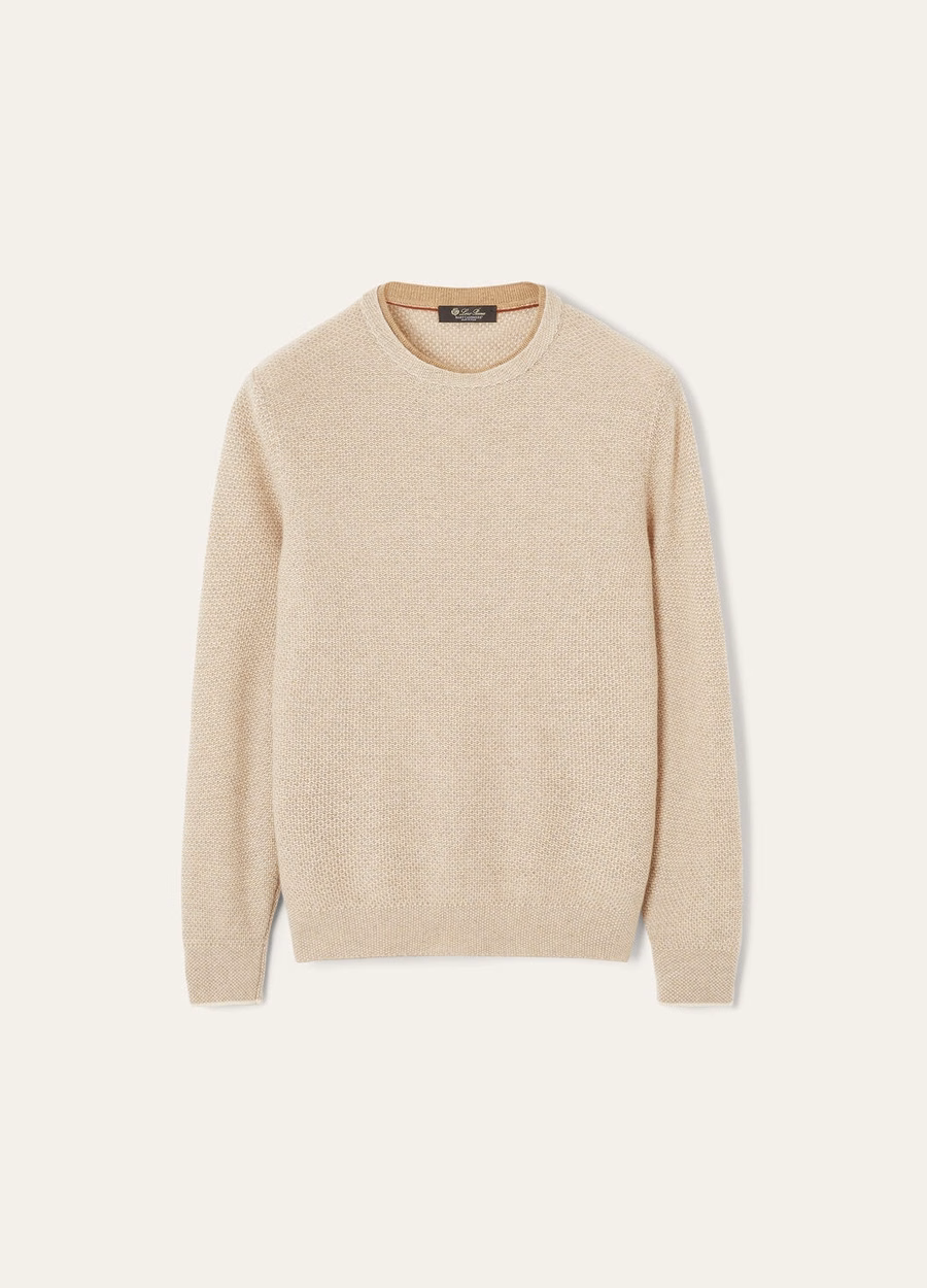 City Pull Crewneck Baby Cashmere Magnolia Petals