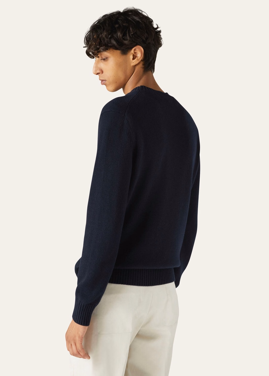 Parksville Crewneck Baby Cashmere Navy