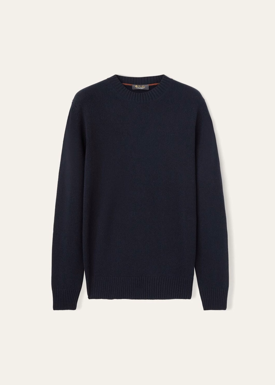 Parksville Crewneck Baby Cashmere Navy