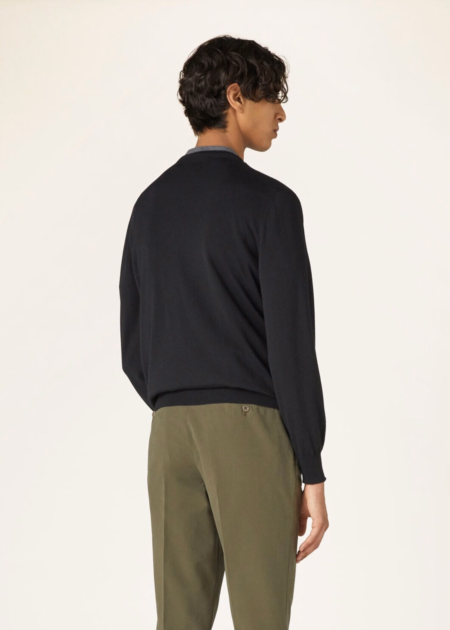 Cash Light Crewneck Cashmere Zwart