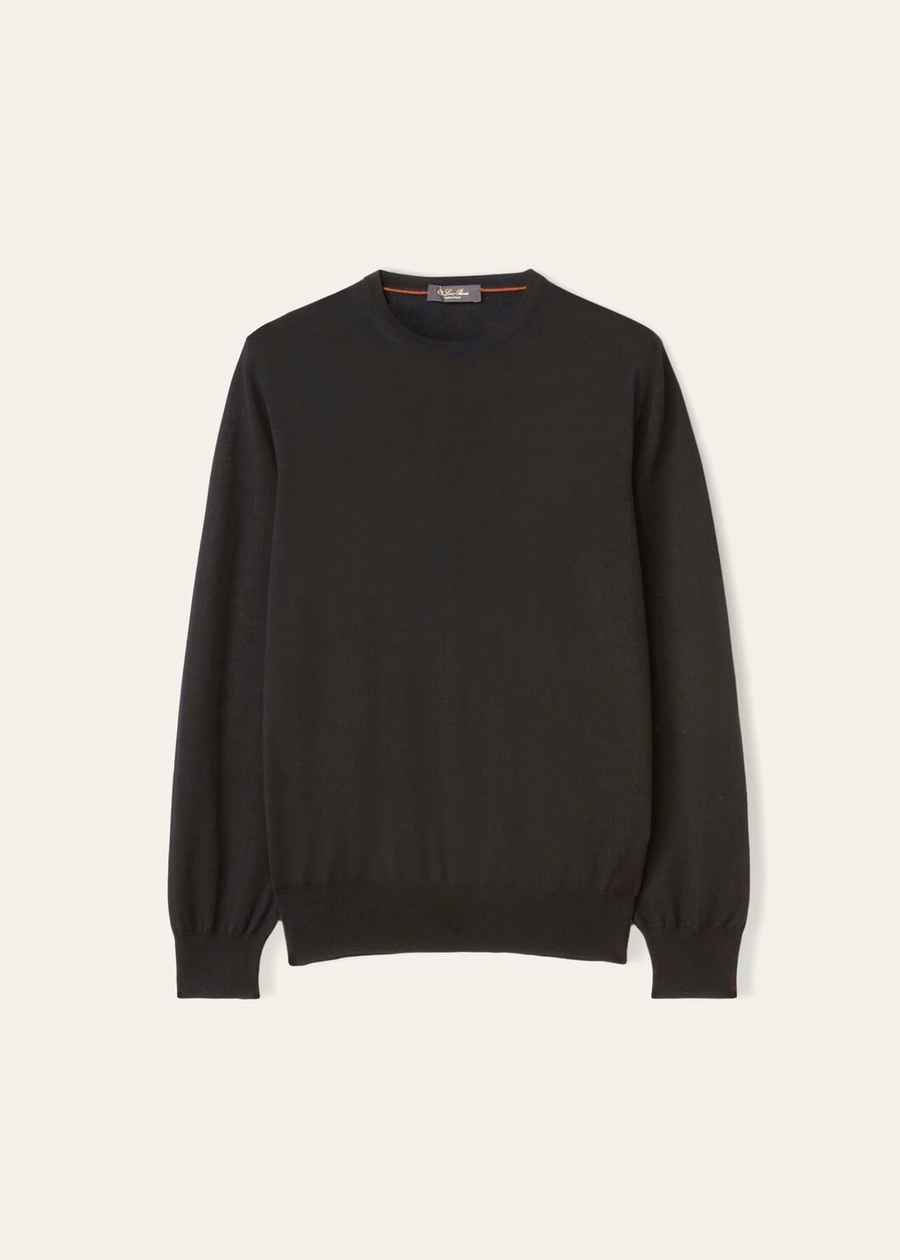 Cash Light Crewneck Cashmere Zwart