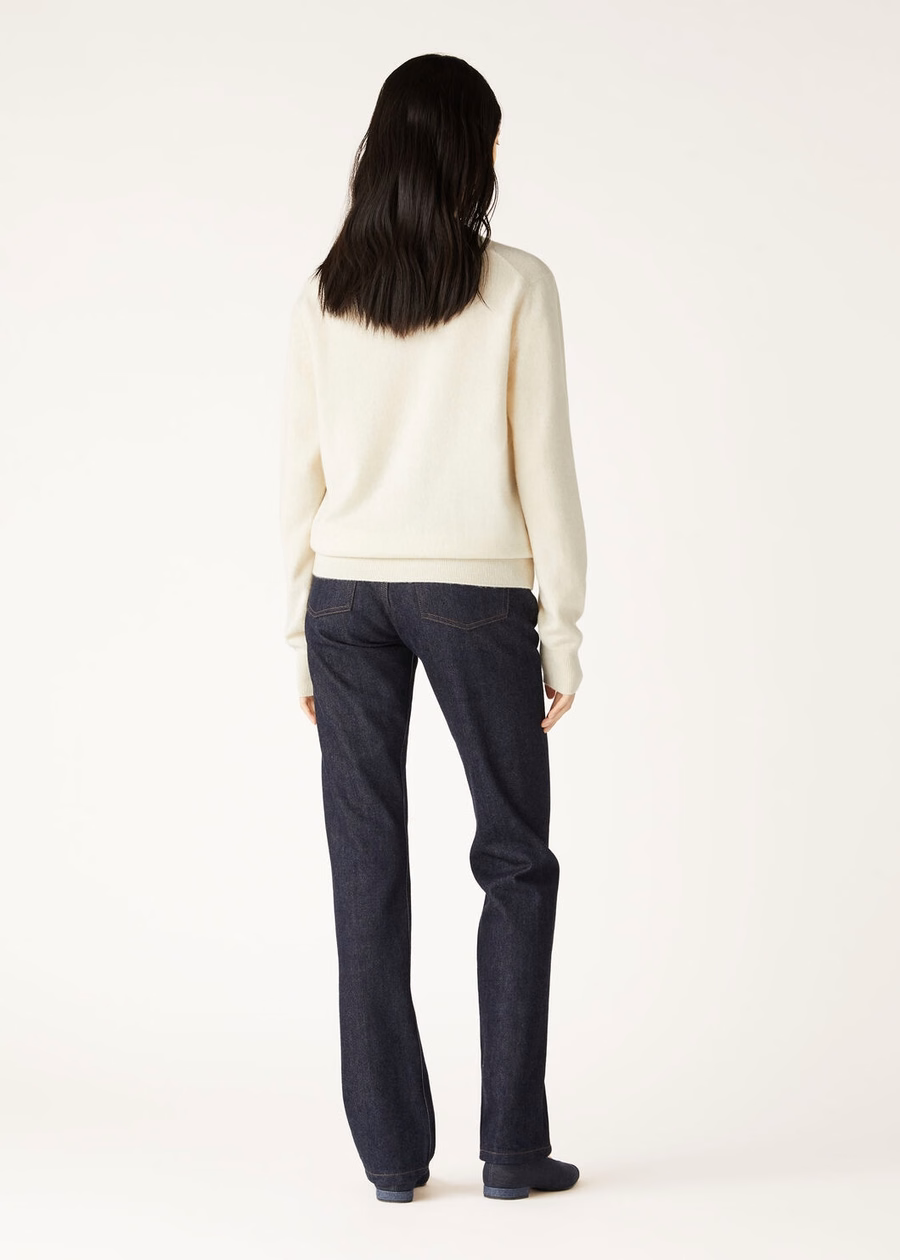 Loro Crewneck Cashmere Pure Dunes Mel