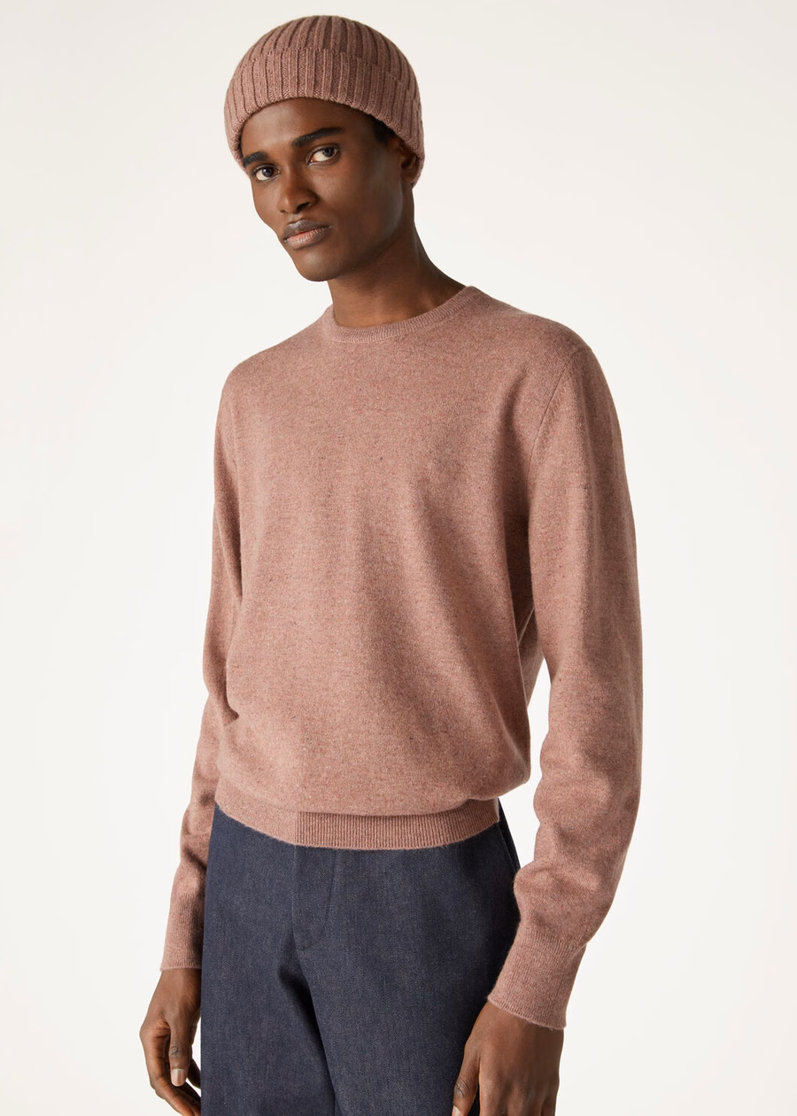 Loro Crewneck Cashmere Red Sand Mel