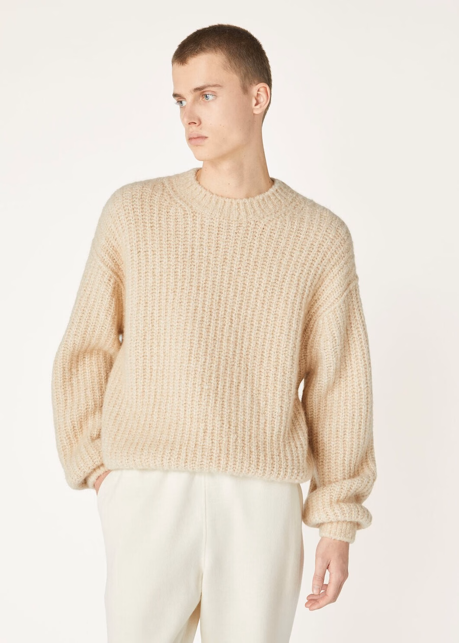 Cocooning kasjmier KASHA met ronde hals