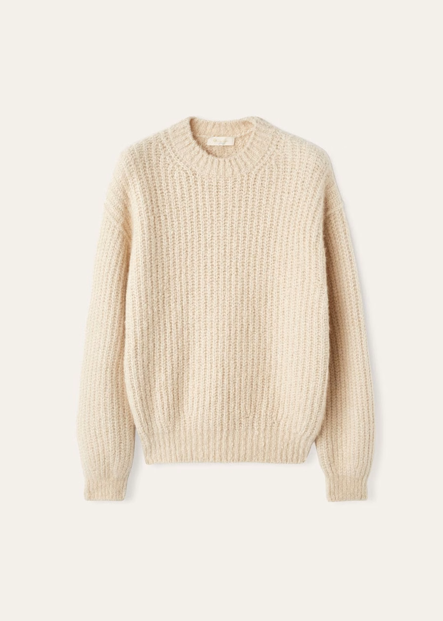 Cocooning kasjmier KASHA met ronde hals