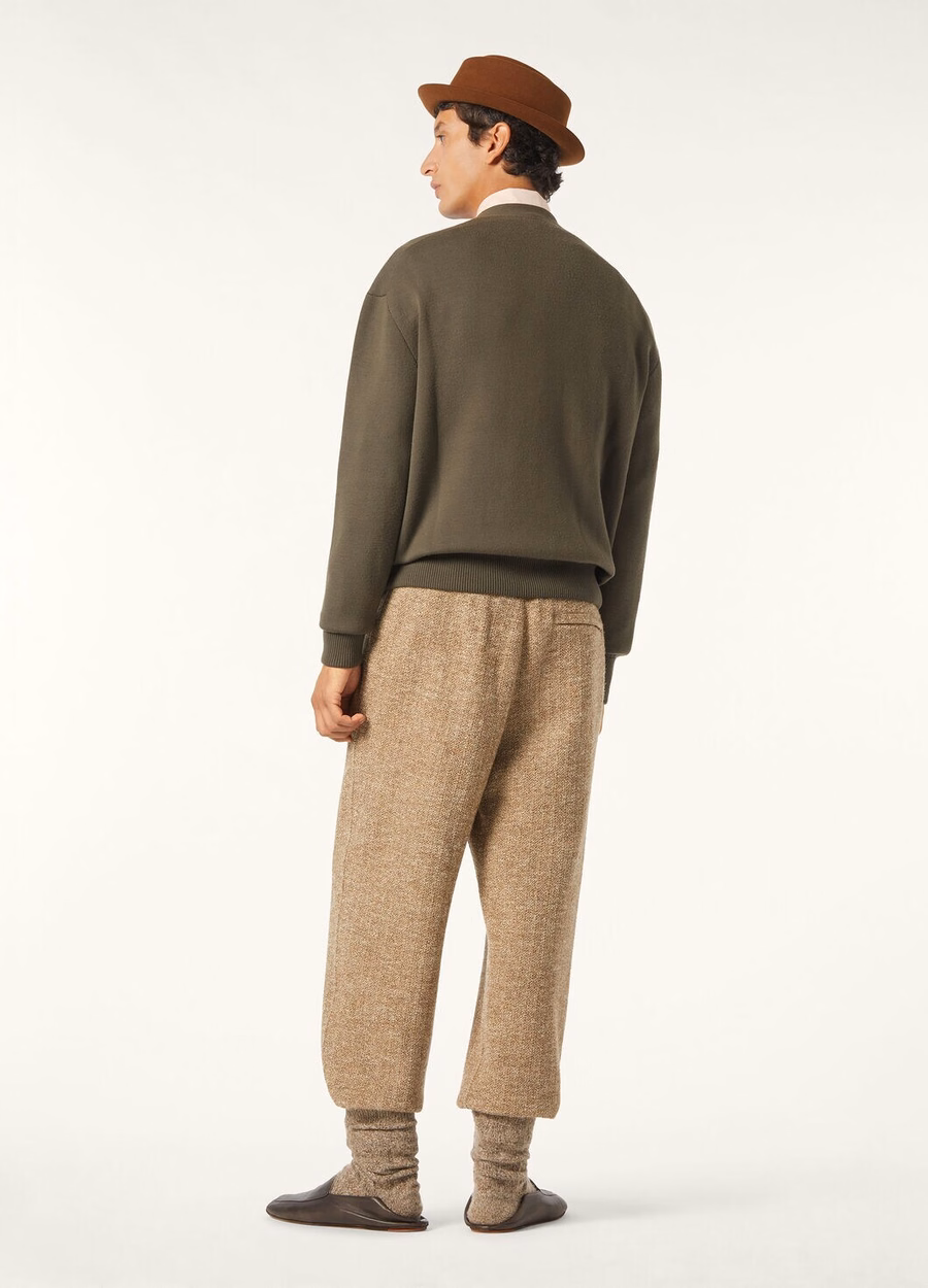 The Gift of Kings® Reed Green/Demitasse Coffee Cardigan