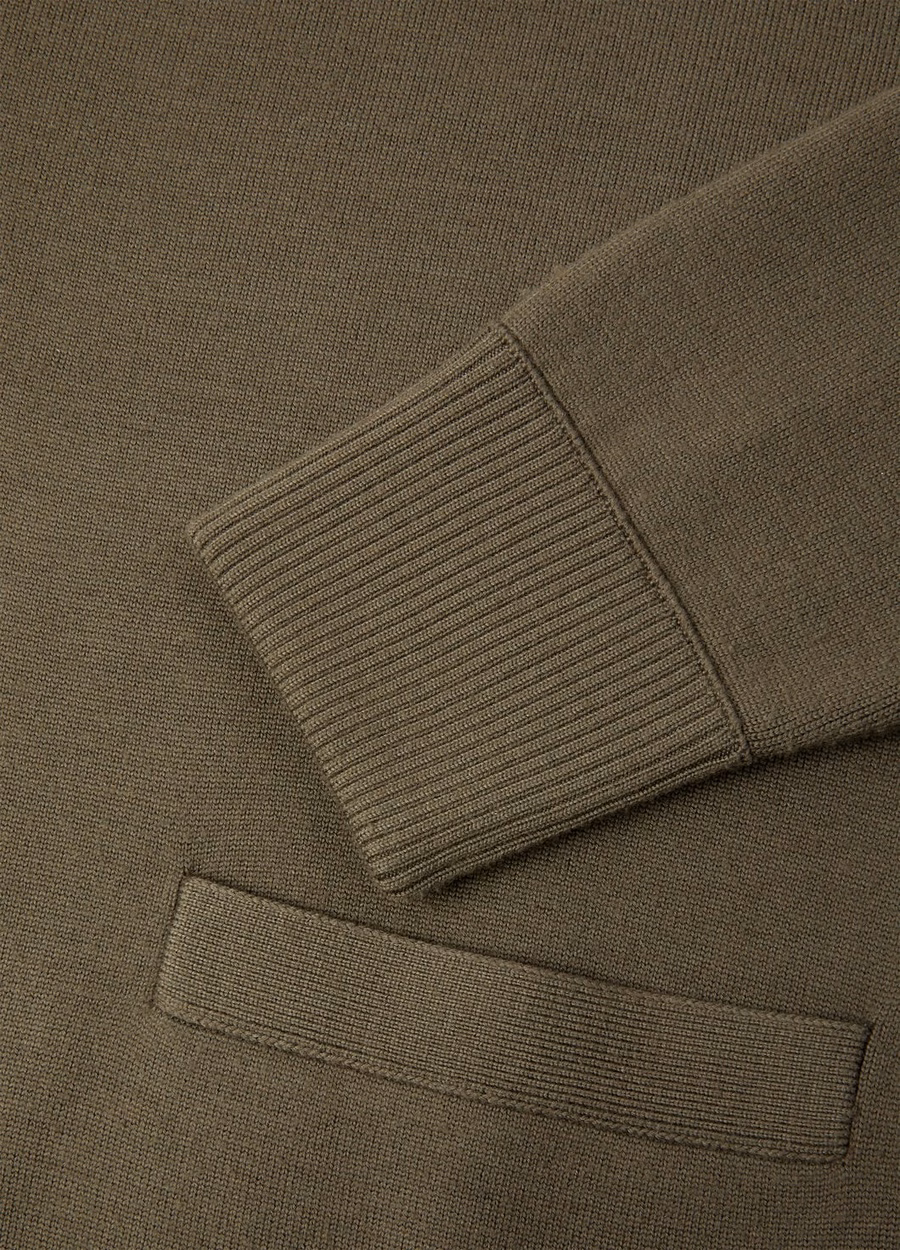 The Gift of Kings® Reed Green/Demitasse Coffee Cardigan