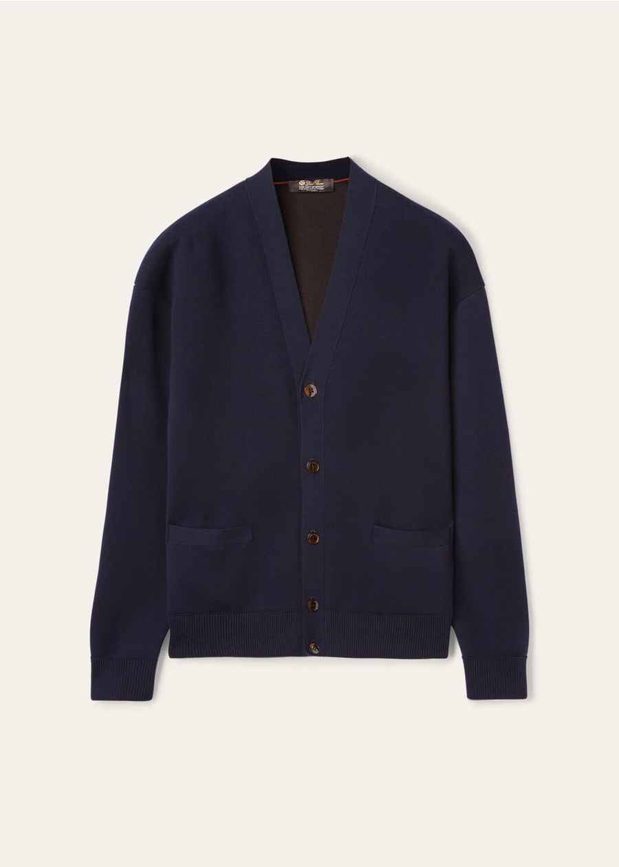 Het Gift of Kings® blauw marineblauw/donkerbruin vest