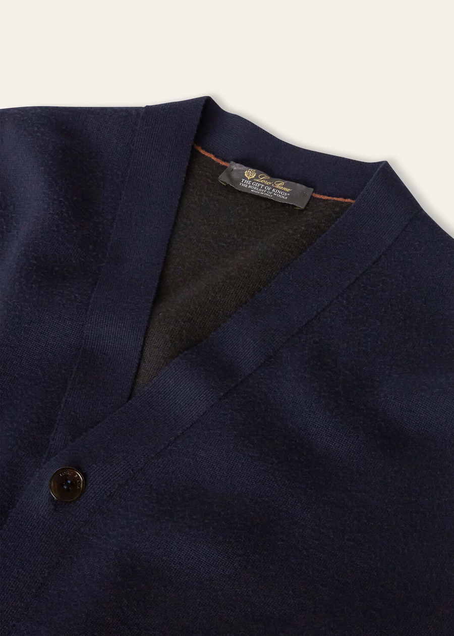 Het Gift of Kings® blauw marineblauw/donkerbruin vest