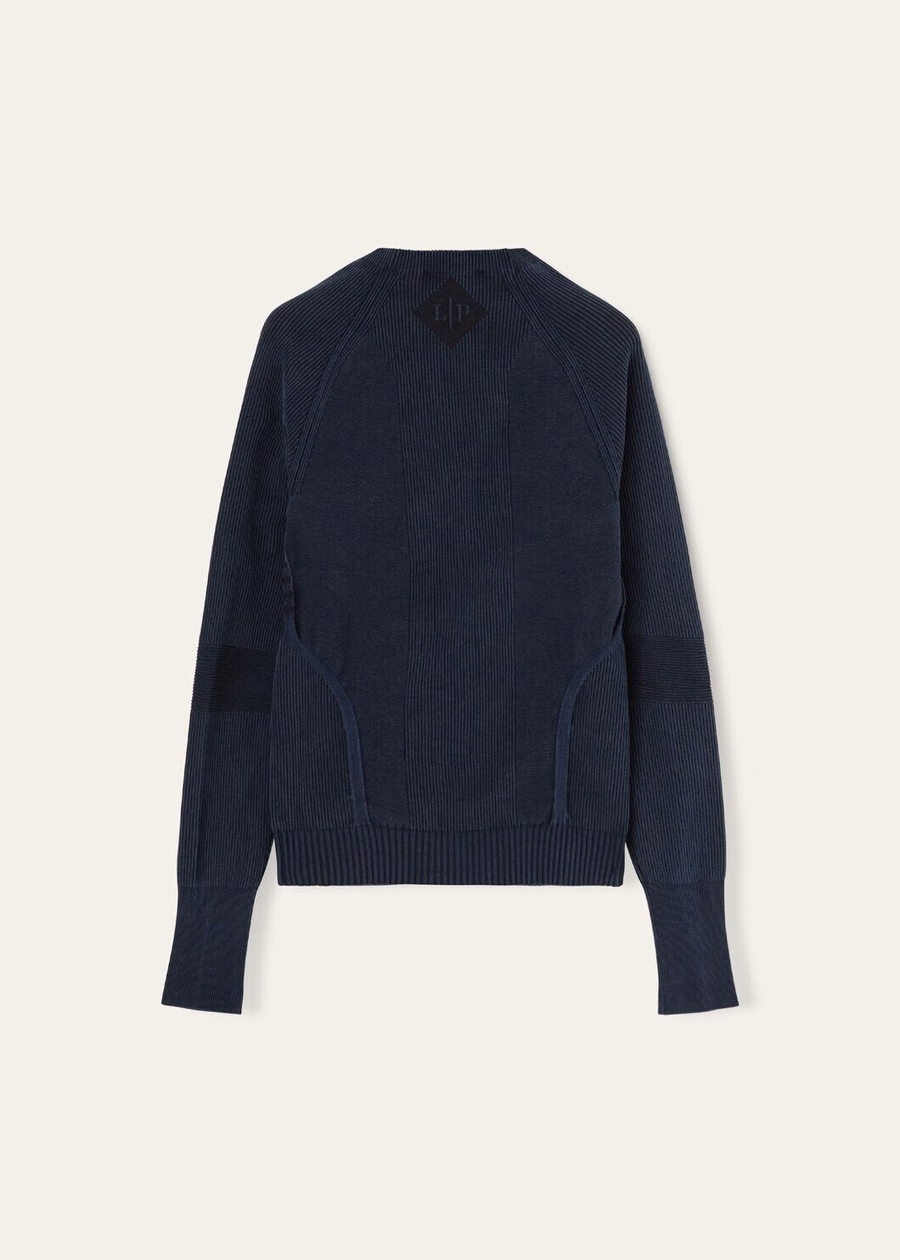 Lagorai Crewneck Zijde Oceaan Diepte