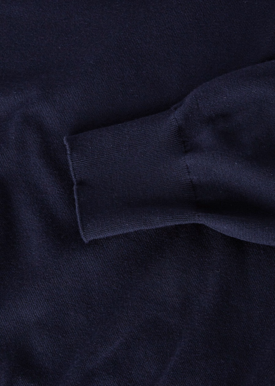 The Gift of Kings® Marineblauwe trui met ronde hals