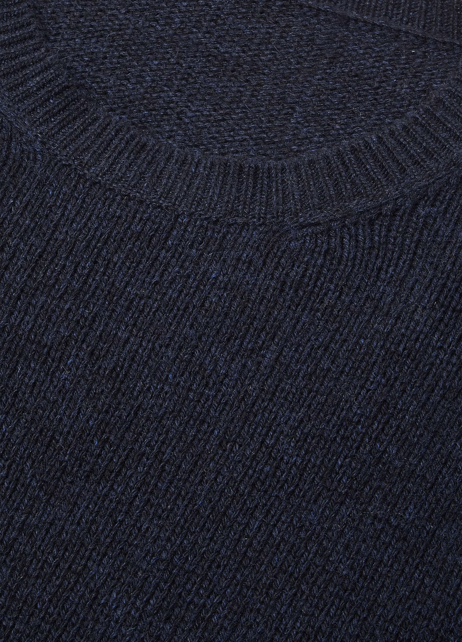 Fobello Baby Cashmere Balzello Melange met ronde hals