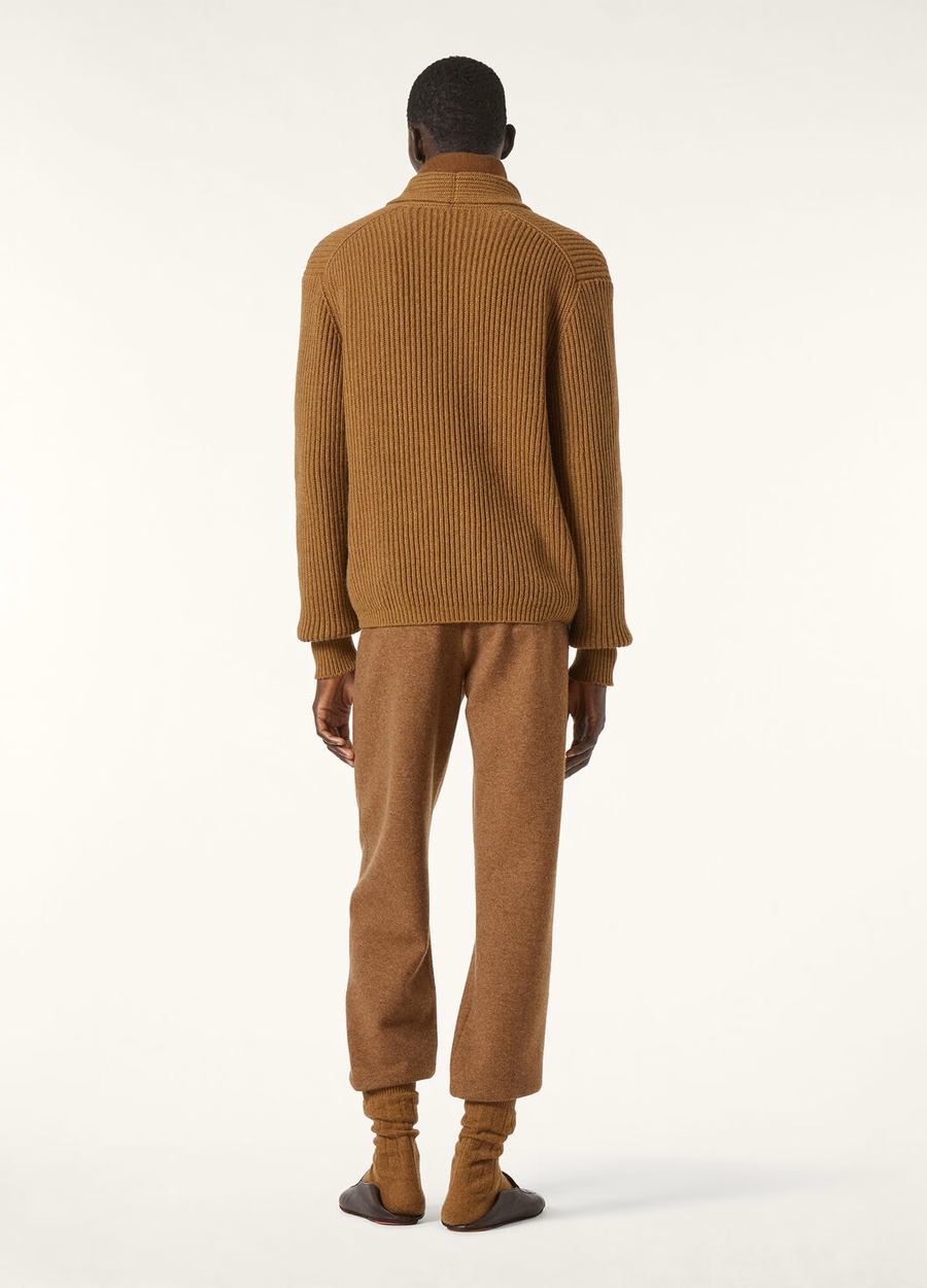Fobello Cardigan Baby Cashmere Camel Oasis Melange