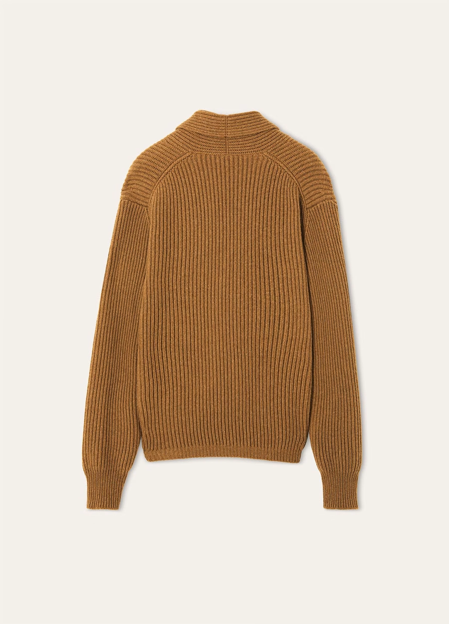 Fobello Cardigan Baby Cashmere Camel Oasis Melange