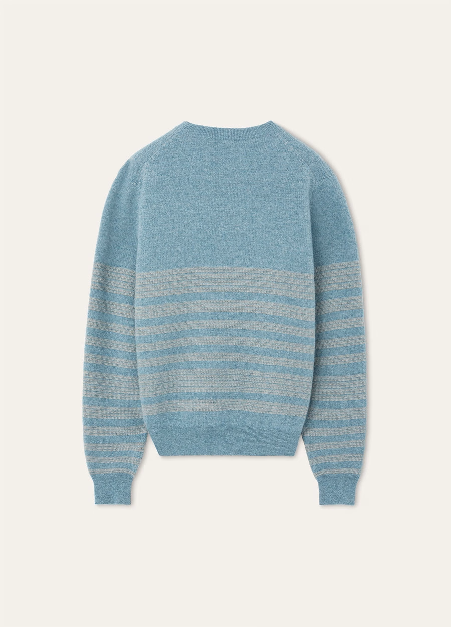 Oggebbio Crewneck Katoen Scheerwol Bergstroom