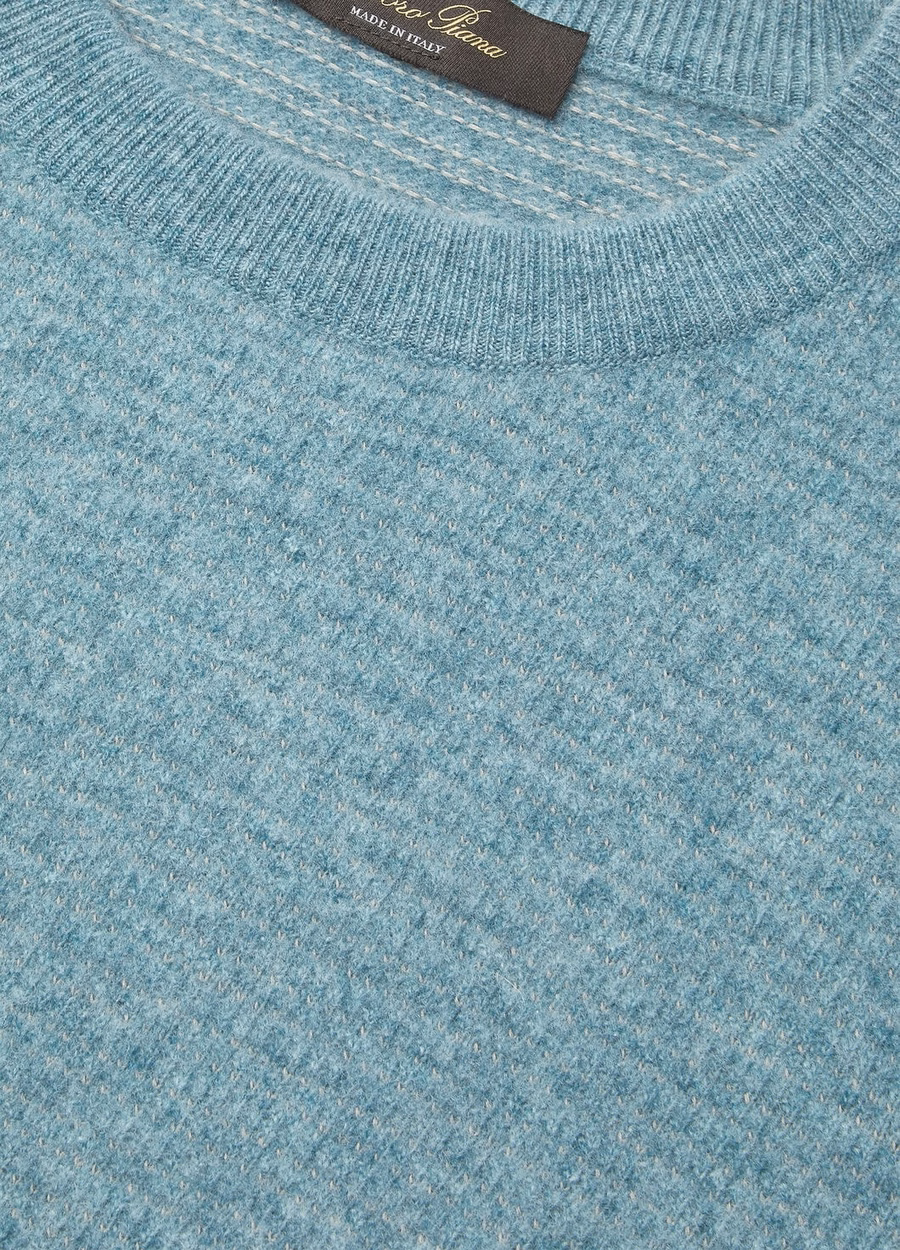 Oggebbio Crewneck Katoen Scheerwol Bergstroom