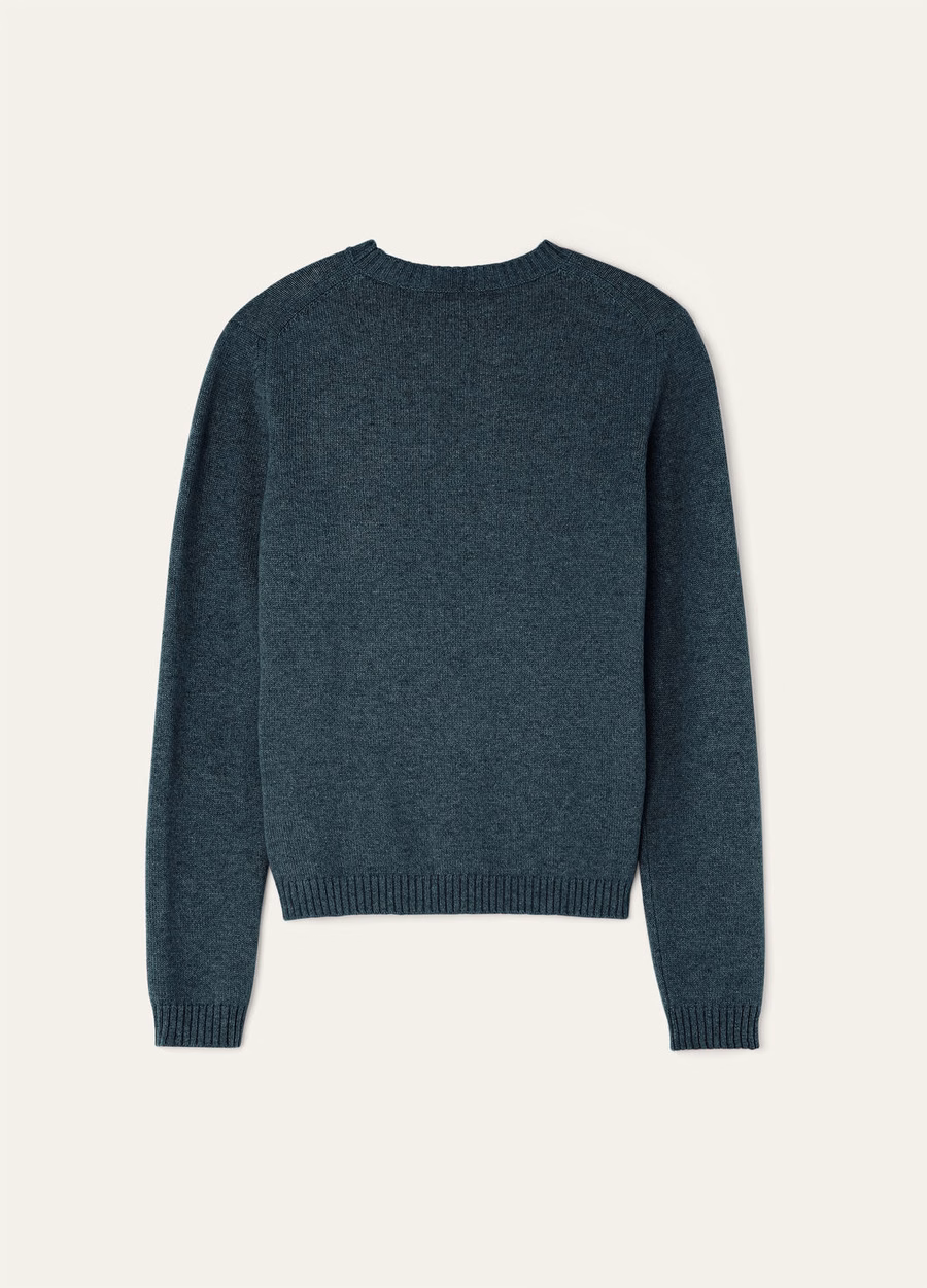 Parksville Crewneck Baby Cashmere Boreal Green