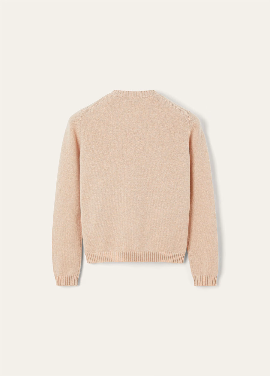 Parksville Crewneck Baby Cashmere Blushing Beige Melange