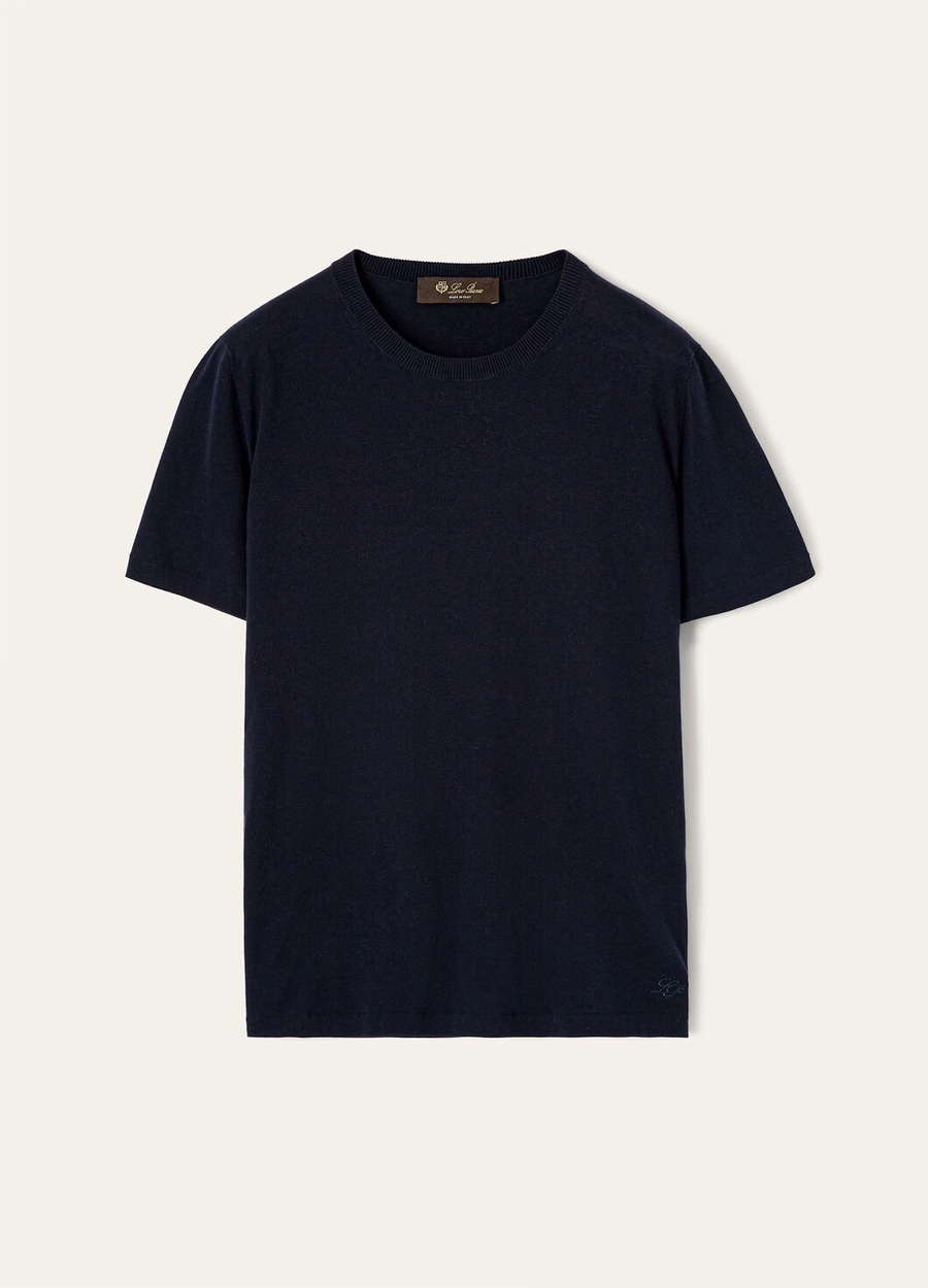 Angera Crewneck Katoen Marineblauw