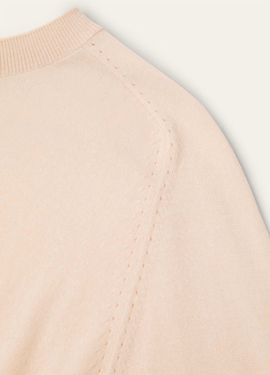 Piuma Crewneck Kasjmier Zachtroze