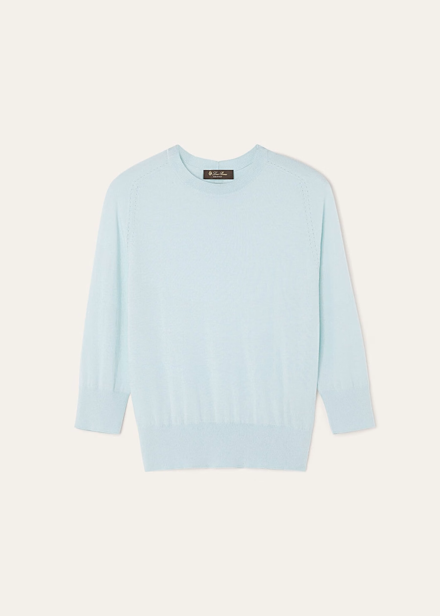 Cashmere Minty Breeze Crewneck Dons