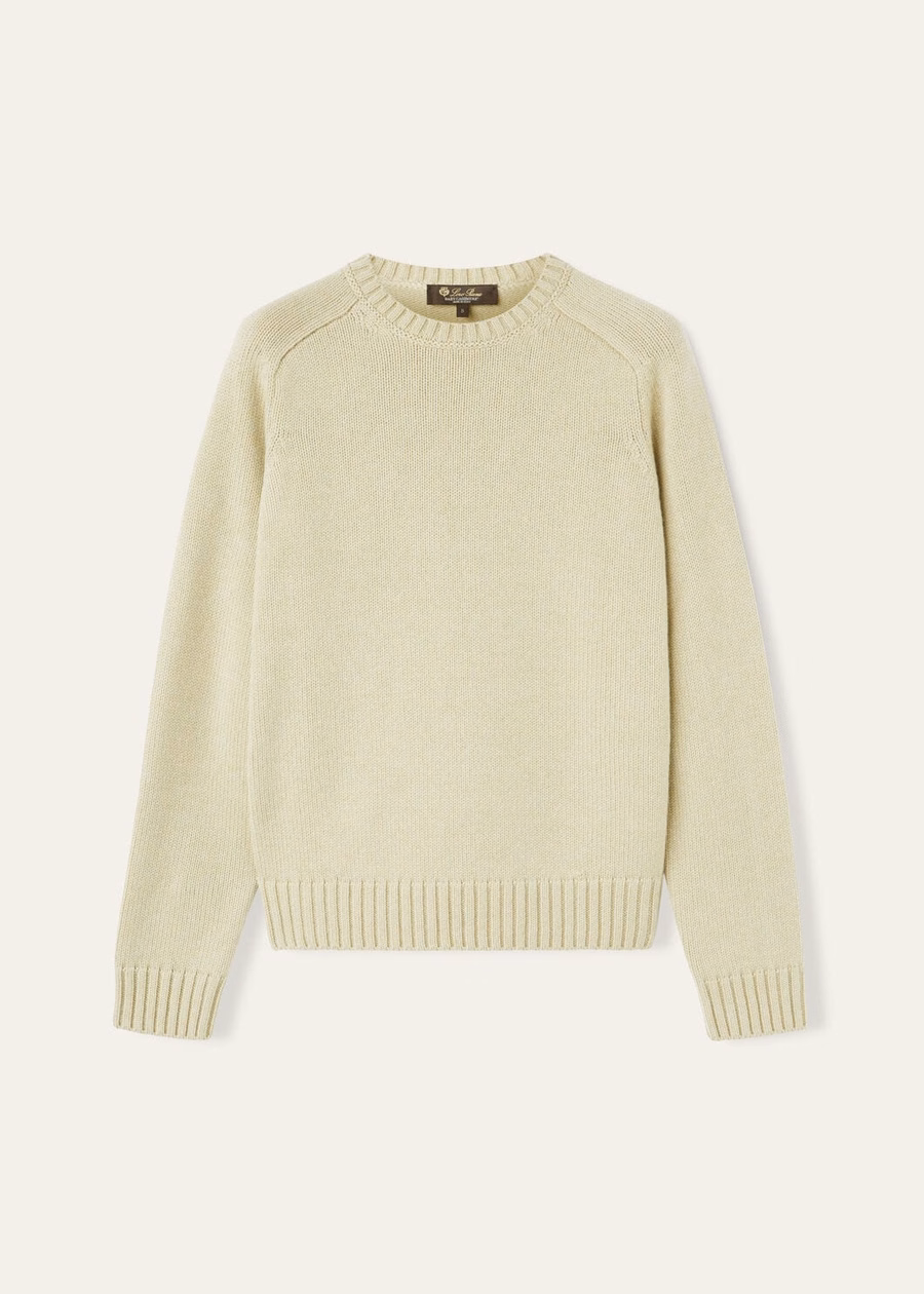 Parksville Crewneck Baby Cashmere Helichrysum Melange