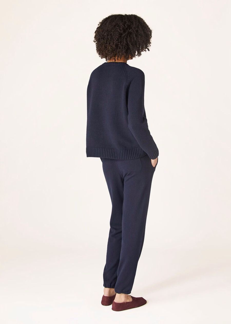 Parksville Crewneck Baby Cashmere Navy