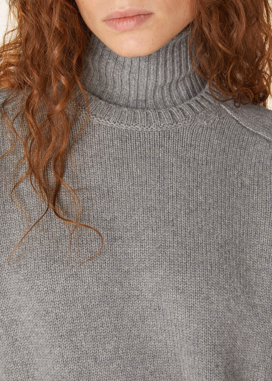 Parksville Crewneck Baby Cashmere Flannel Melange