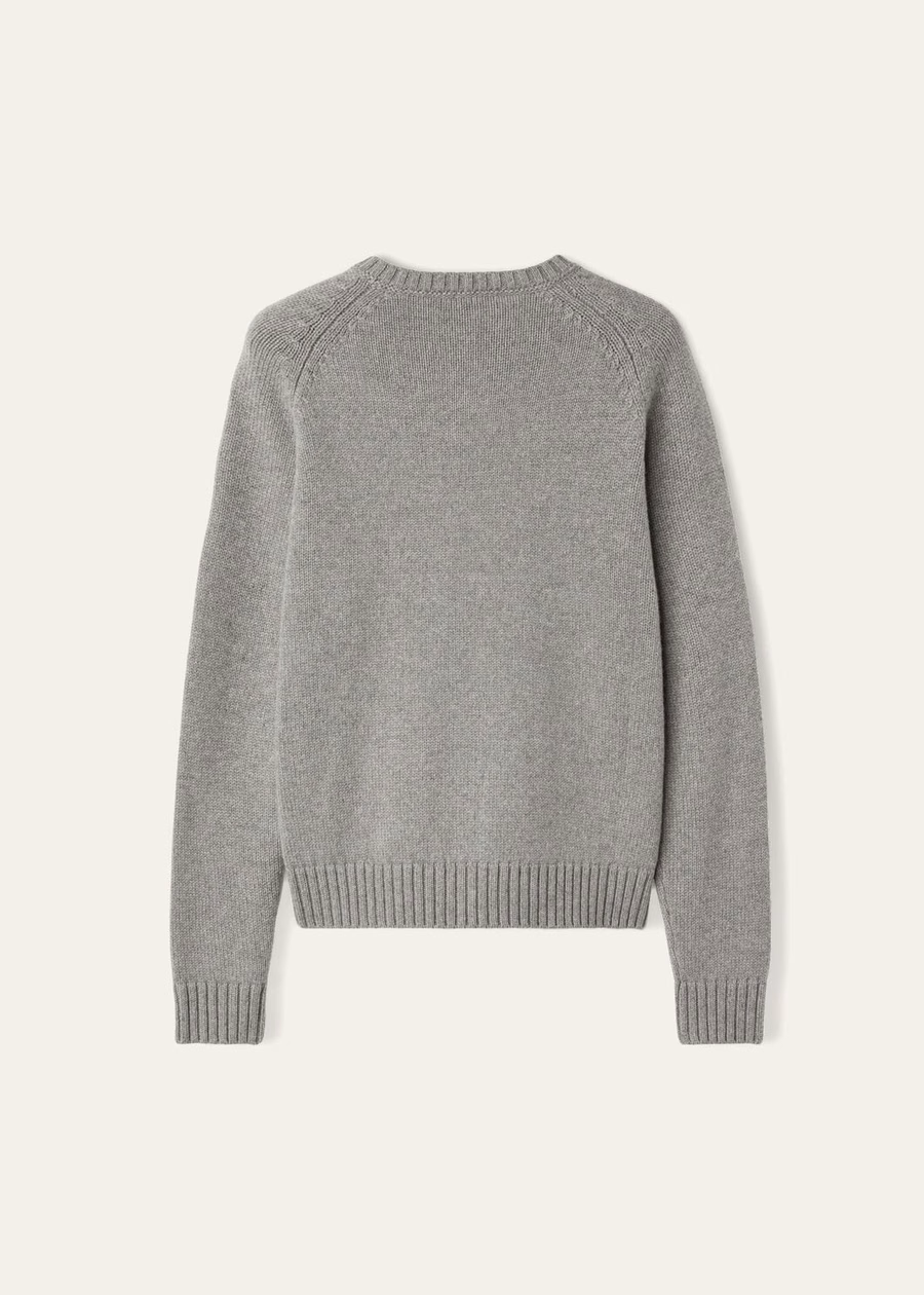 Parksville Crewneck Baby Cashmere Flannel Melange