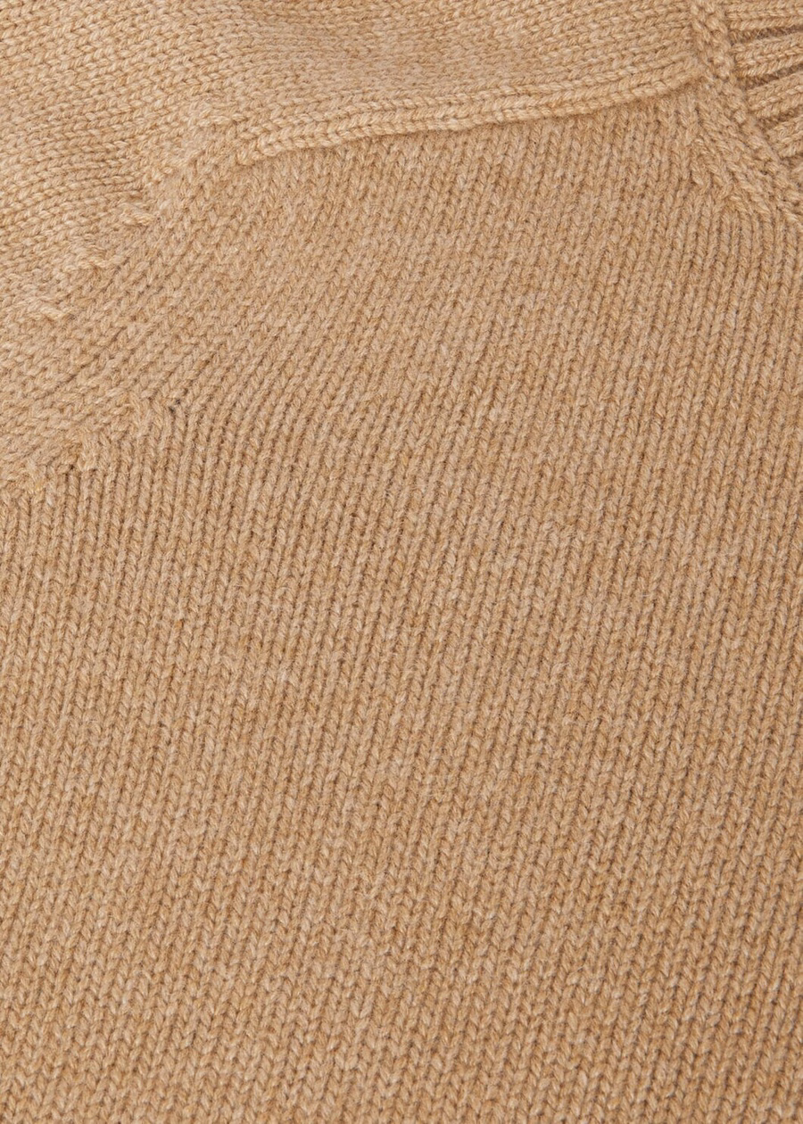 Parksville Crewneck Baby Cashmere Golden Wheat Melange