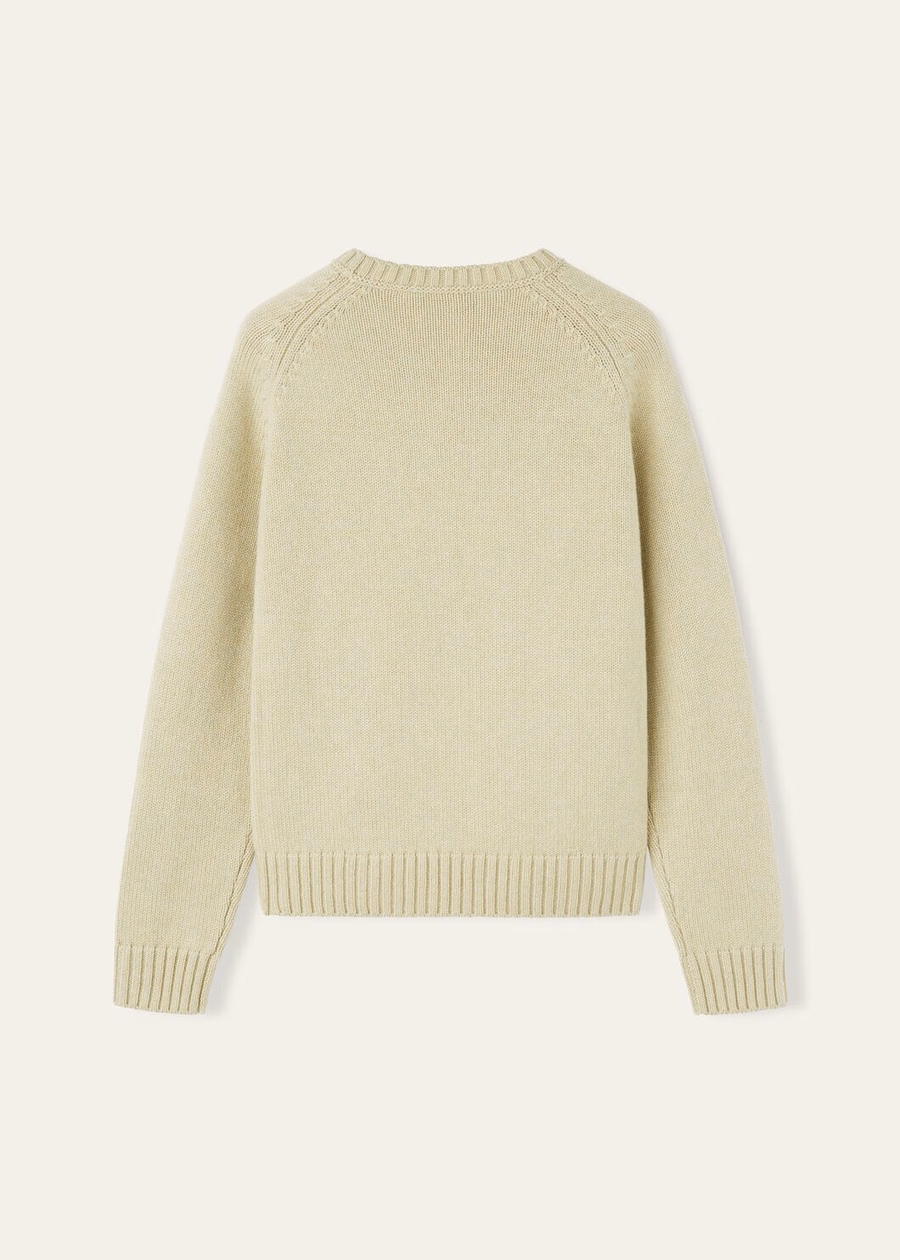 Parksville Crewneck Baby Cashmere Helichrysum Melange