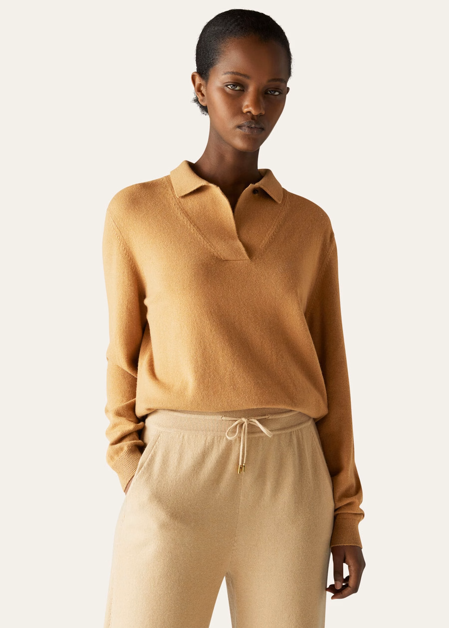 Poloshirt Merano Vicuña Naturel Medium Vicuna