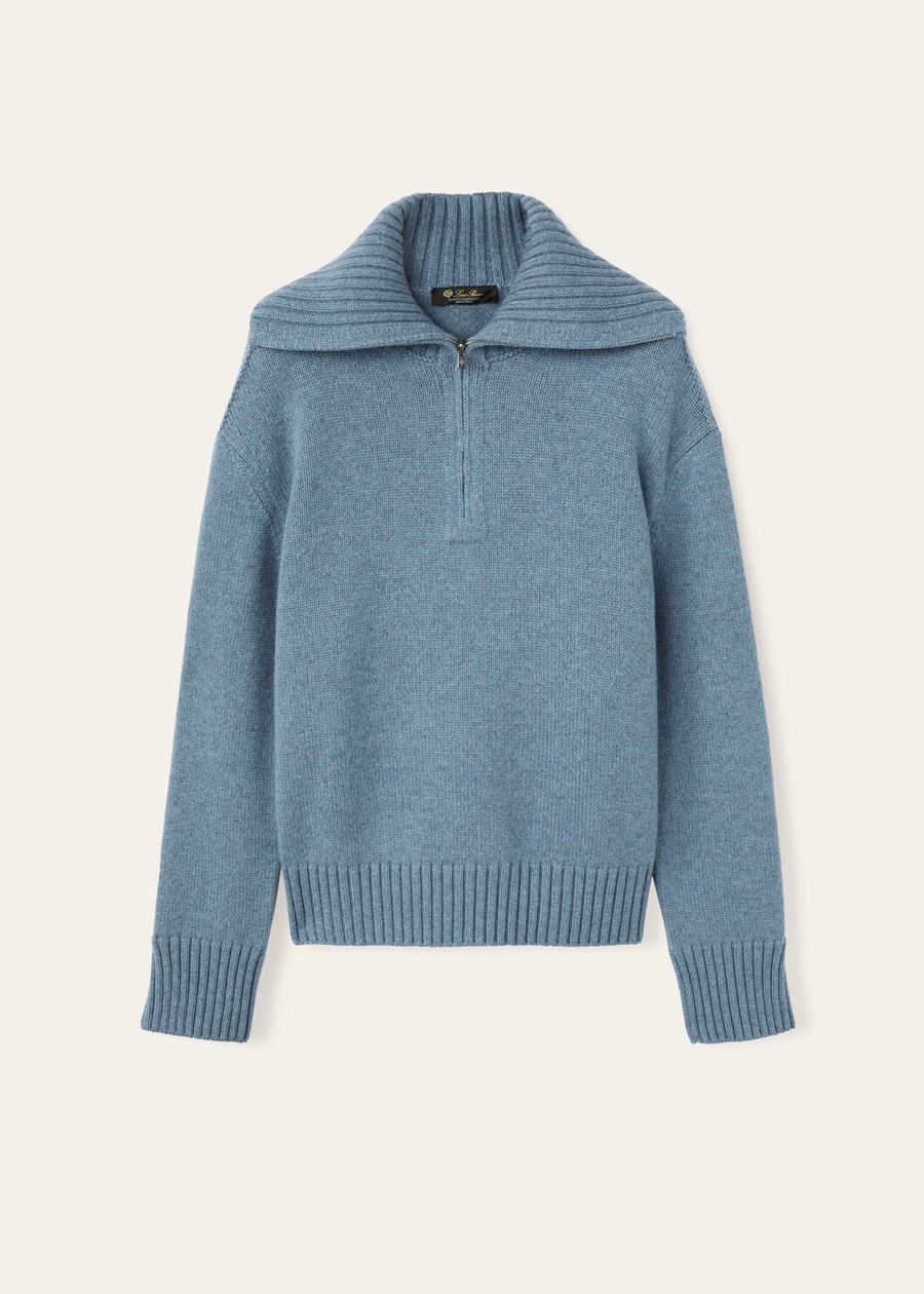 Parksville Baby Kasjmier Trui Stardust Blauw Melange