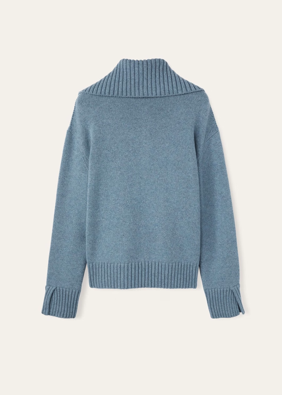 Parksville Baby Kasjmier Trui Stardust Blauw Melange
