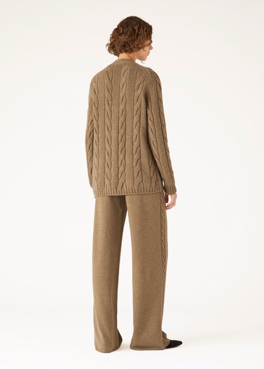 Napier Cardigan Baby Cashmere Coarsehair® Tundra Melange