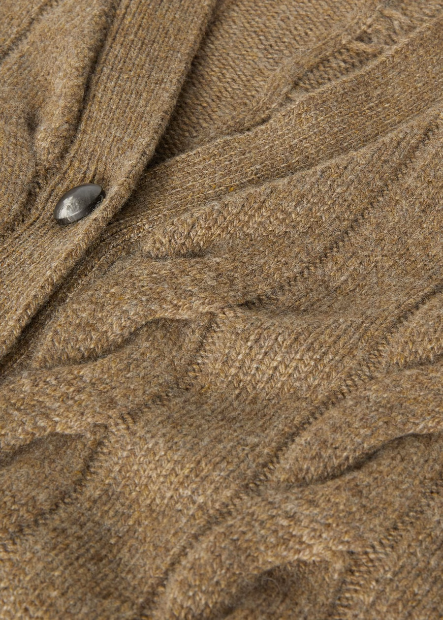 Napier Cardigan Baby Cashmere Coarsehair® Tundra Melange