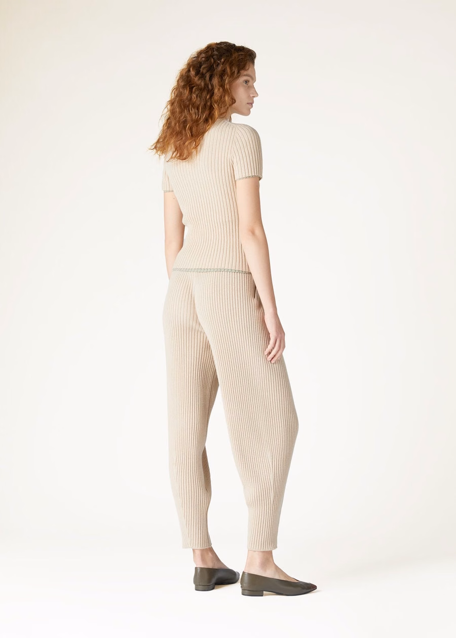 Lago Sirio Crewneck Baby Cashmere Sos Susan Mel Natuurlijk geverfd