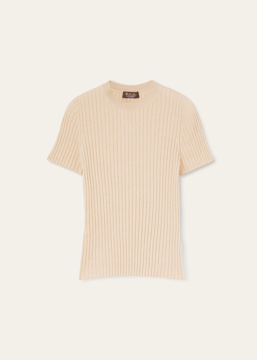 Lago Sirio Crewneck Baby Cashmere Sos Susan Mel Natuurlijk geverfd