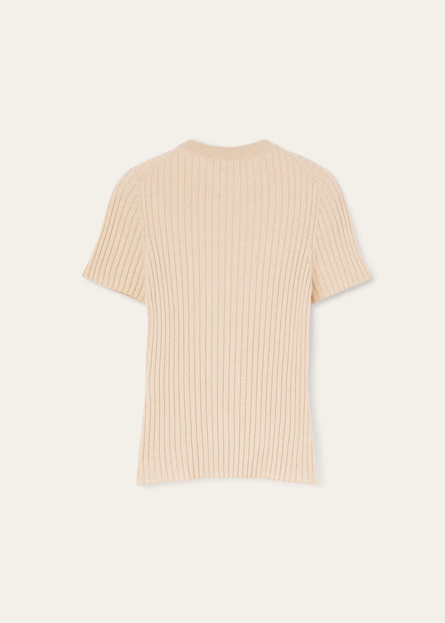Lago Sirio Crewneck Baby Cashmere Sos Susan Mel Natuurlijk geverfd