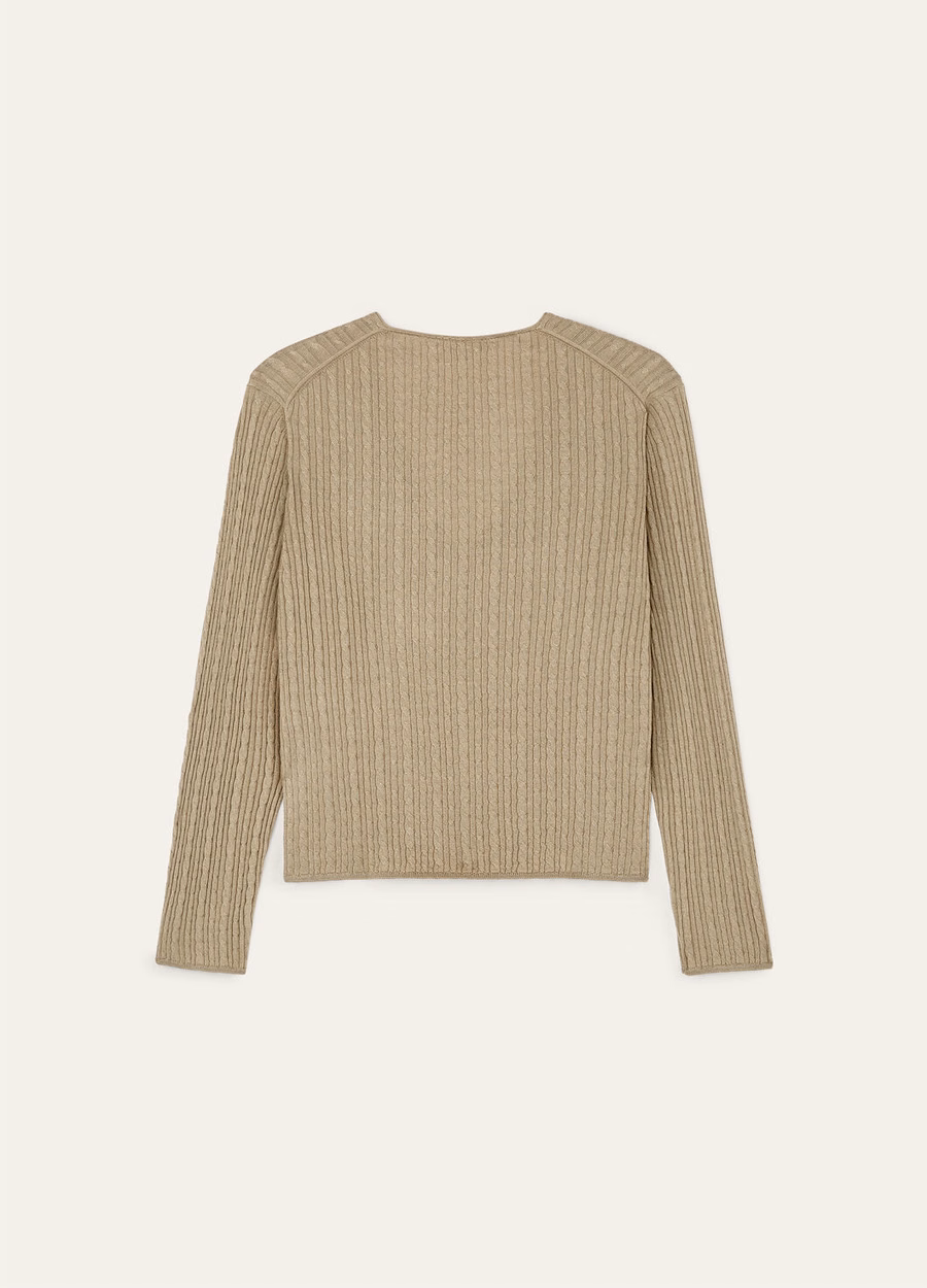 Rimella Cardigan Zijde Kasjmier Gedroogde Dragon
