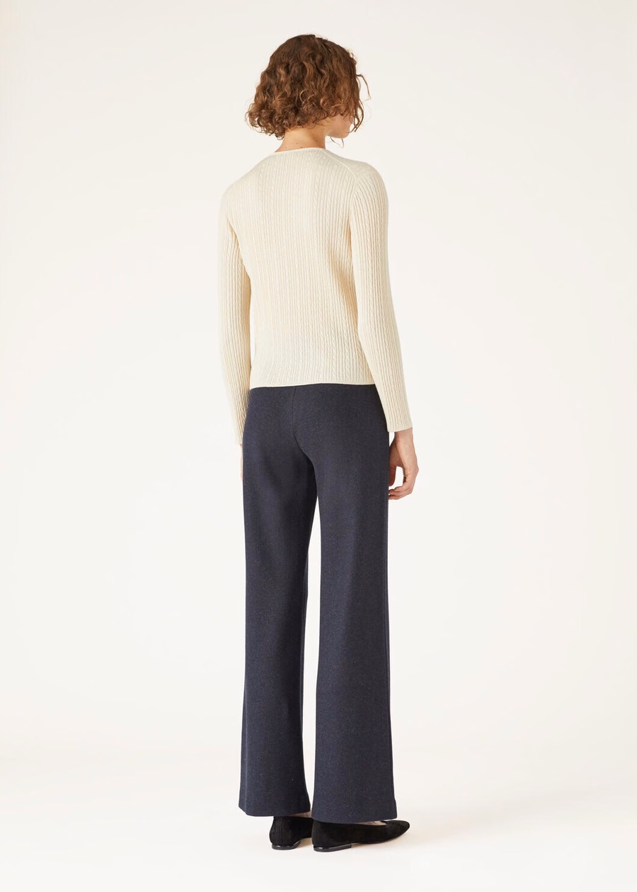 Rimella Cardigan Crème Kasjmier, Kasjmier