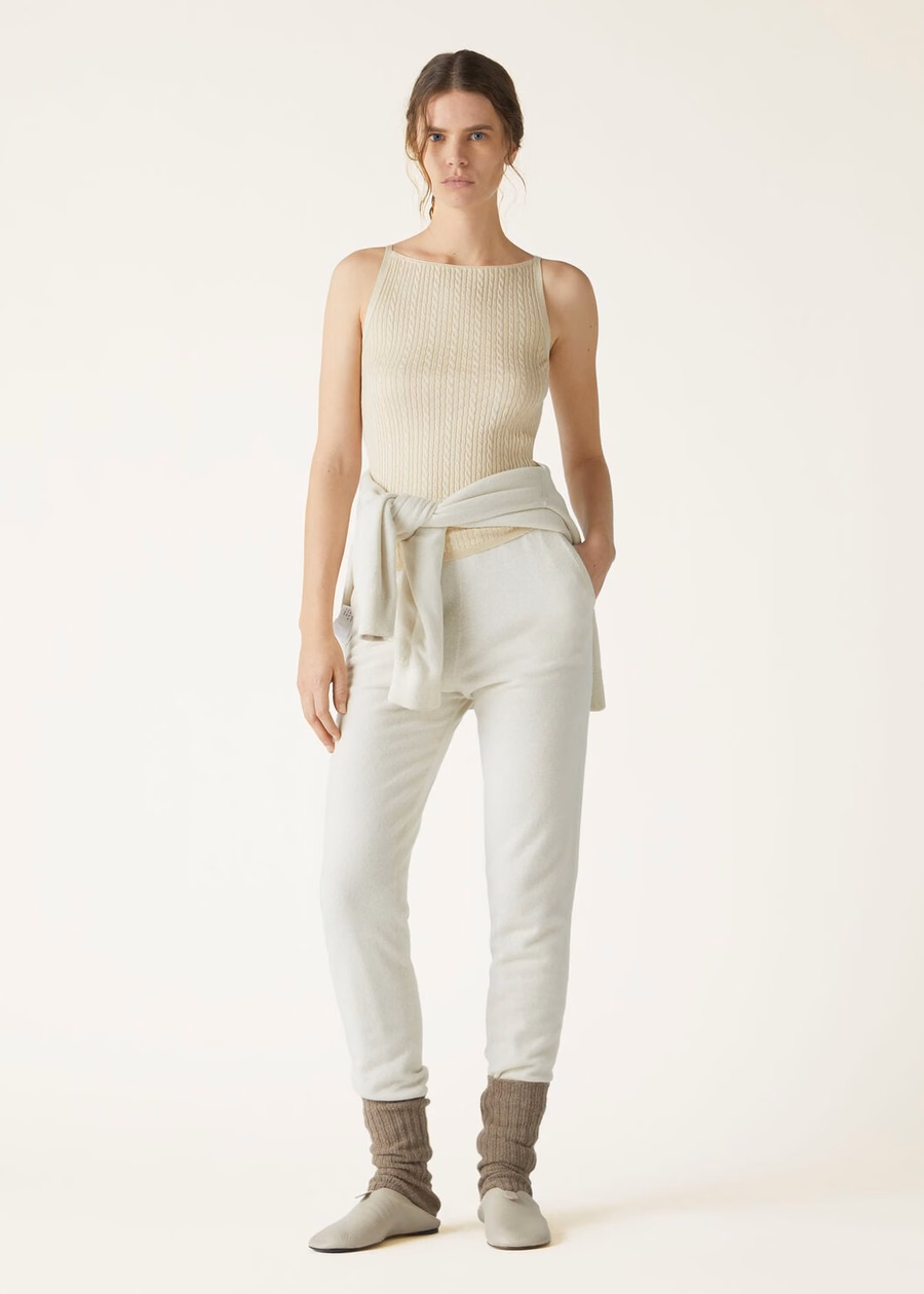 Rimella Top Silk Cashmere Cashew Cream